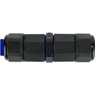 👉 Kabelverbinder zwart - Rechte Connector Waterdicht Ip68 3 Aderig 6013920150155