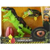 👉 Dinosaurus groen kunststof World Of Dinosaurs Speelset Met Geluid Junior 2-delig 8719817649266