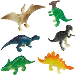 👉 Speelfiguur kunststof jongens Amscan Speelfiguren Dinosaurus 8 Stuks 13051874032