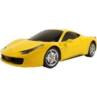 👉 Schaal geel kunststof Rastar Rc La Ferrari 458 Italia 1:14 30 Cm 8719817283101