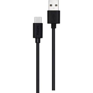 👉 Zwart PVC Philip Usb Kabel - Model Dlc3106a Usb-a Naar Usb-c Lengte: 2 Meter 4895229112445