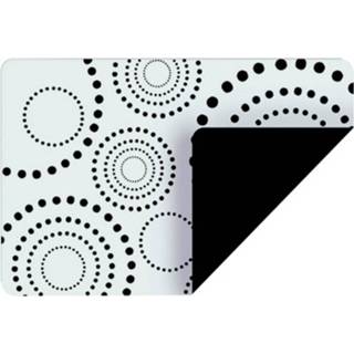 👉 Placemat zwart wit kunststof Zak!designs In Bloom Tweezijdig 45 X 30 Cm Zwart/wit 7640127681305
