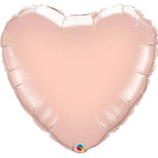 👉 Folieballon rose goud large multikleur Hart Gold 71444570510