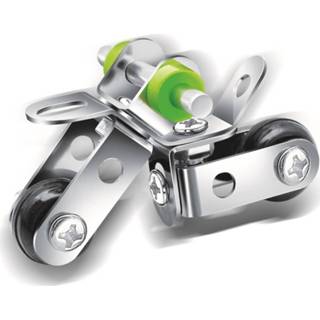 Bouwpakket staal chroom Eddy Toys Metal Bricks Motor 42-delig 8719817542079