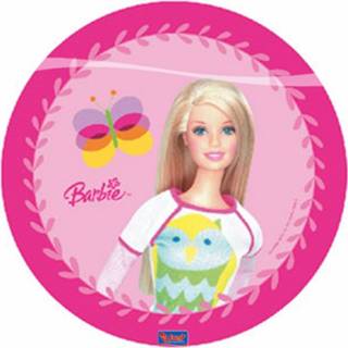 Bord papier roze Barbie Bordjes 10 Stuks 5201184016978