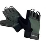 👉 Zwart grijs gel leder Tunturi Fitness-handschoenen Pro Zwart/lichtgrijs 8717842018163