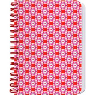 👉 Notitieboek roze rood karton papier Cedon Tegeltjes A6 Karton/papier Roze/rood 4048809022195