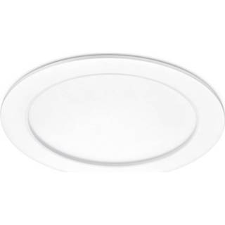 👉 Inbouwspot wit aluminium Led Spot - Trion Pandus 18w Warm 3000k Rond Mat Ø220mm 6013921838816