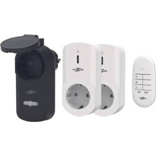 👉 Afstandsbediening Mr Safe Draadloze Stopcontactenset - Met Set Van 3 5414633067210