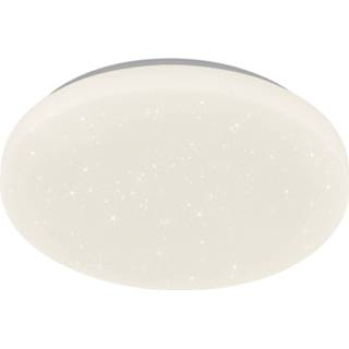 👉 Plafondlamp wit acryl Led - Trion Chariton 12w Rgbw Dimbaar Afstandsbediening Sterlicht Rond Mat 6013919545504