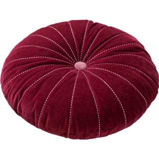 👉 Sierkussen rood pruim Dutch Decor Maan 50 Cm Red Plum 8714165626068