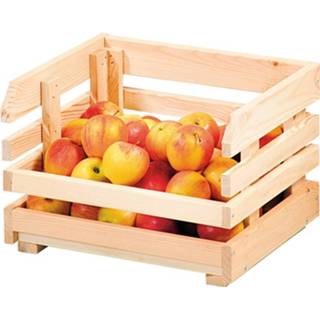 👉 Krat houten hout multikleur Fsc® Aardappel/ Fruit Opslag Van Dennenhout Stapelbaar 4000270695803