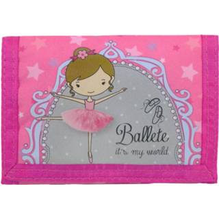 👉 Ballerina's roze polyester Ballet Ballerina - Portemonnee 12 X 8 Cm 5901130044757