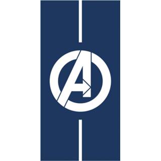 👉 Strandlaken blauw katoen Marvel Avengers Logo - 75 X 150 Cm 3272760467691