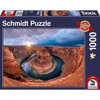 👉 Puzzel stuks Schmidt Glen Canyon, Horseshoe Bend on the Colorado River, 1000 stuk - 12+ 4001504589523