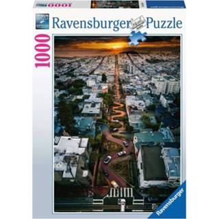 👉 Puzzel steden legpuzzels Lombard Street, San Francisco (1000 stukjes) 4005556167326