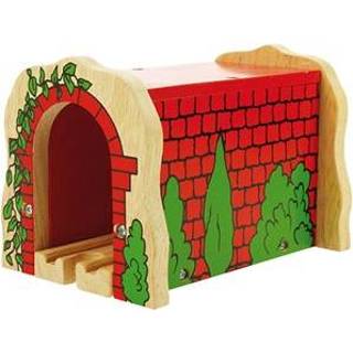 👉 Stuks bigjigs houten treinen Red Brick Tunnel 691621091357