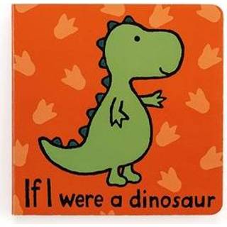👉 Dinosaurus stuks boekjes Jellycat - Als Ik Een Was Boekje 15cm 670983123364