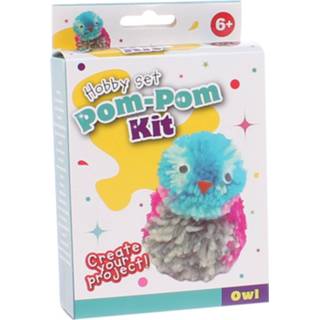 👉 Multicolor multikleur Free And Easy Pom-pom Set Uil 14 Cm 8719817534760