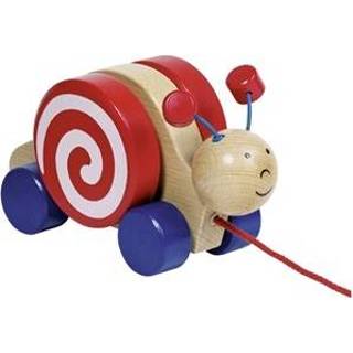 👉 Stuks trekfiguren Goki Snail, pull-along animal Wanjah 4013594549776