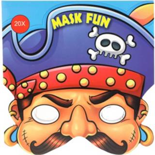 👉 Karton wit Toi-toys Masker-kleurboek Piraat Junior 20 Stuks 8711851407000