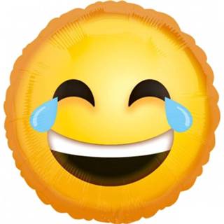 👉 Folieballon geel Anagram Lachwekkende Emoticon 43 Cm 26635353007