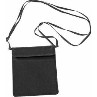 👉 Cocoon - Secret Passport Wallet/ Silk - Tasje voor waardevolle spullen maat 13,5 x 12 cm, zwart/grijs
