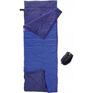 👉 Cocoon - Tropic Traveler Nylon Sommer- und Tropenschlafsack - Synthetische slaapzak maat 180 cm, blauw/ tuareg