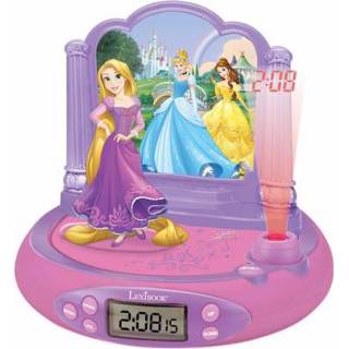 👉 Projectie wekker kleurrijk meisjes LEXIBOOK Disney Princess 3380743070346