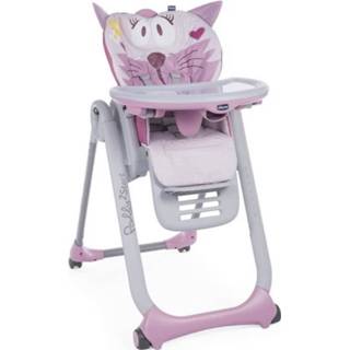 👉 Kinderstoel roze kinderen Chicco Polly 2 Start 4 Wheels Miss Pink 8058664108107
