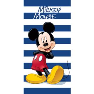 👉 Strandlaken blauw polyester Disney Mickey Mouse - 70 X 140 Cm 5425039187693
