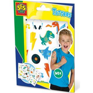 👉 Multikleur kinderen Ses Creative Kindertattoos 50 Stuks 8710341142810