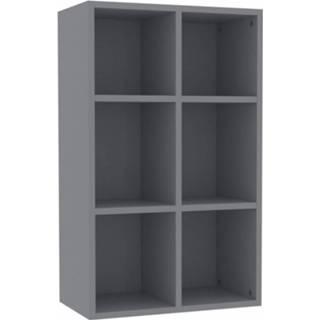 👉 Boekenkast grijs steigerhout Vidaxl Boekenkast/dressoir 66x30x97,8 Cm Spaanplaat 8719883675053