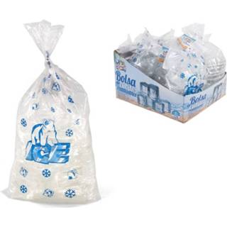 👉 IJsblokje transparant polyester Gerimport - Herbruikbare Ijsblokjes Ice Cubes Ijsklontjes Zak Van 1.2kg 8430540884723