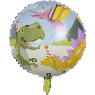 👉 Folie multikleur Boland Ballon Dino Junior 45 Cm 8712026500564