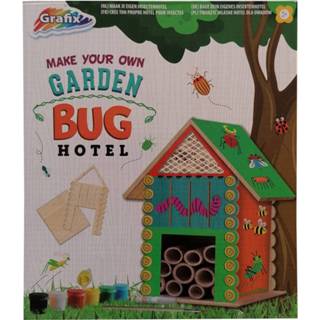 Insectenhotel hout multikleur Grafix Maak Je Eigen Junior 26-delig 8715427039558