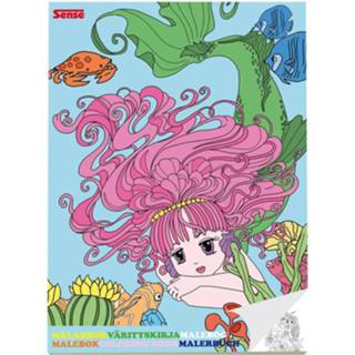 👉 Kleurboek blauw papier Haza Original Zeemeermin 7312460121885