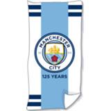 👉 Strandlaken blauw katoen mannen Manchester City - 70 X 140 Cm 5425039187105