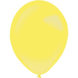 👉 Ballon geel Amscan Ballonnen Metallic 28 Cm Latex 50 Stuks 9557869005116