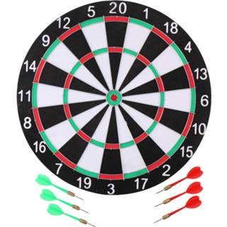 👉 Dartbord Masterdarts - 40,5 Cm Tweezijdig Met 6 Darts 8711252140186