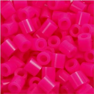👉 Strijkkraal magenta roze Creotime Strijkkralen Fuchsia 1100 Stuks 7393968002821