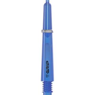 👉 Shaft blauw kunststof Bull's Shafts B-grip 2 Cl 35 Mm 3 Stuks 4022847539723