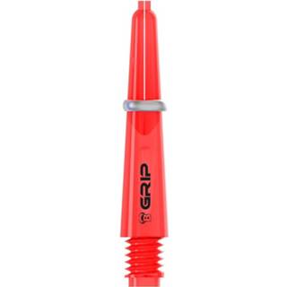 👉 Shaft rood kunststof Bull's Shafts B-grip 2 Cl 28 Mm 3 Stuks 4022847539839