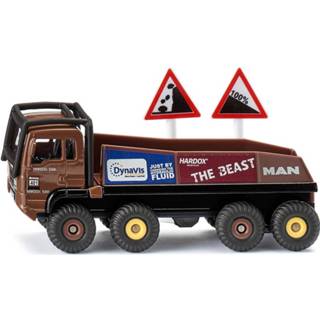 👉 Staal kunststof zwart mannen Siku Hs Schoch 8x8 Man Truck Trial 10,3 Cm 3-delig (1686) 4006874016860