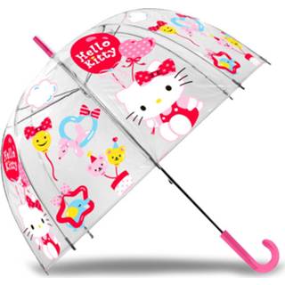 👉 Paraplu polyester transparant meisjes Hello Kitty 48 Cm 8435507832038