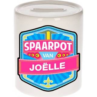 👉 Spaarpot keramiek multikleur kinderen Kinder Voor Jo?lle - Naam Spaarpotten 8719538615335
