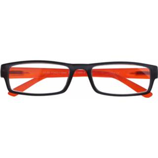 👉 Leesbril zwart oranje kunststof H2optics Unisex Zwart/oranje 8717703869064