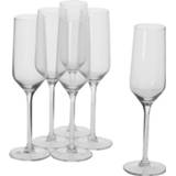👉 Glas transparant Alpina Champagne Glazen - Flûte 220 Milliliter 6 Stuks 8711252864280