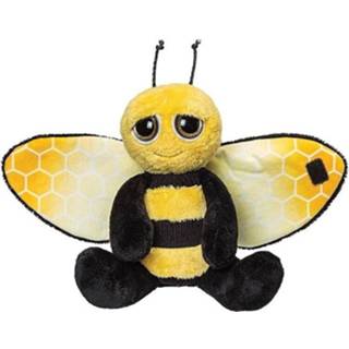 👉 Knuffel gele zwarte pluche polyester geel kinderen Met Bij 18 Cm - Bijen Insecten Knuffels Speelgoed Voor 8720147044430