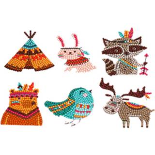 👉 Diamond Painting Stickers - Indiaantjes Rustgevend Om Te Doen 8719748309147